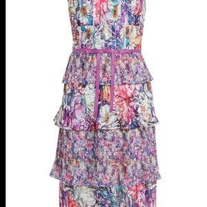 Elegant Floral Midi Dress
